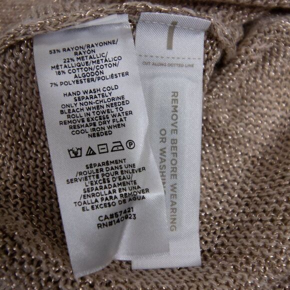 New! Loft Shimmer Dolman Sweater Tee, color:‎ Rose Gold - Picture 13 of 16